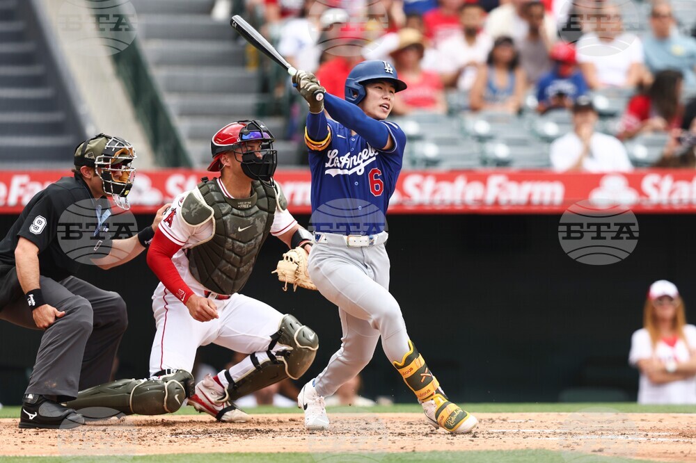 Dodgers Angels Baseball