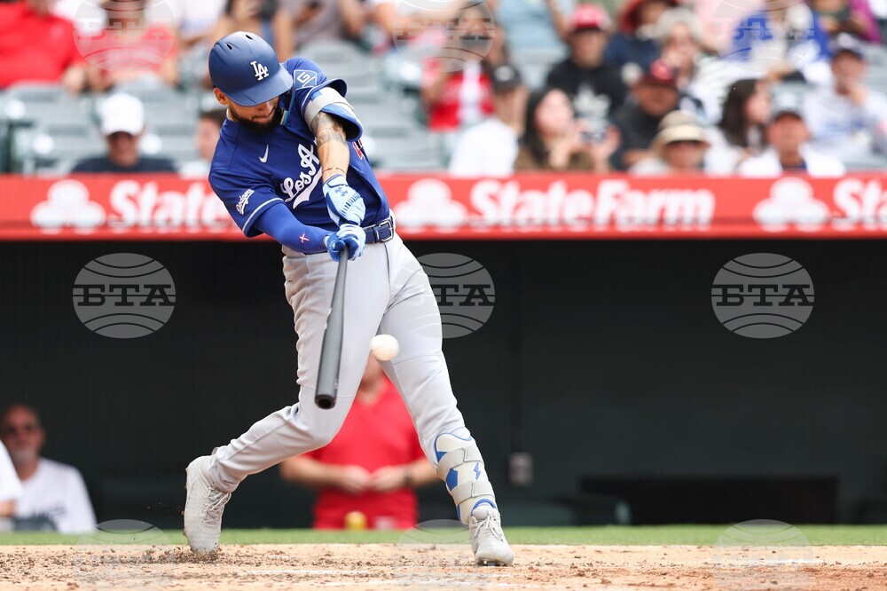 Dodgers Angels Baseball