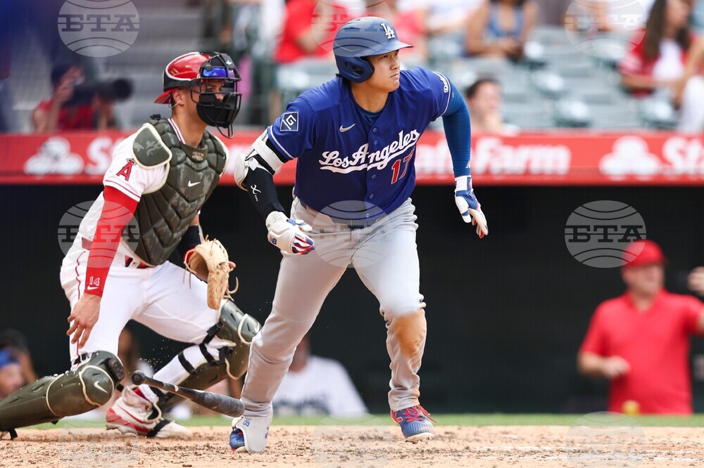 Dodgers Angels Baseball