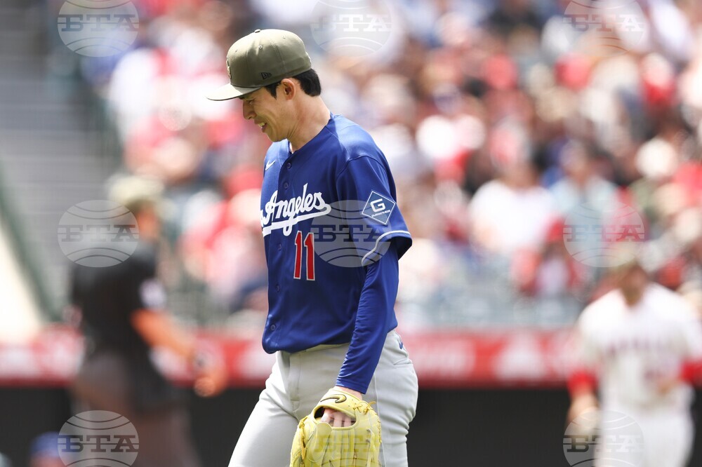 Dodgers Angels Baseball