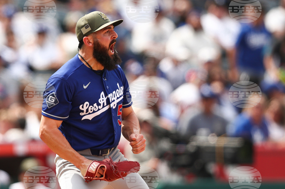 Dodgers Angels Baseball