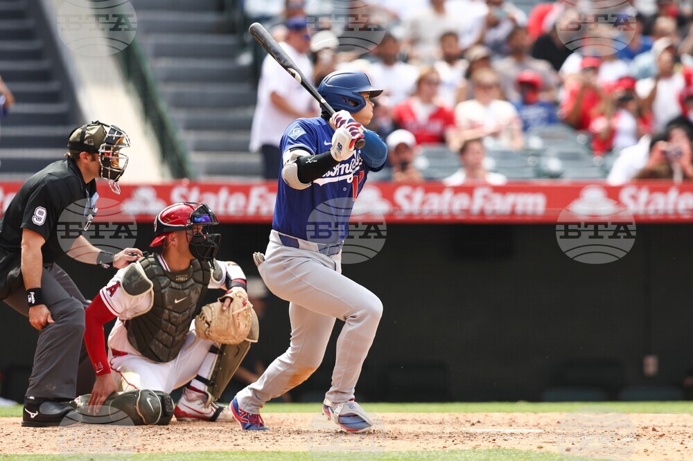 Dodgers Angels Baseball