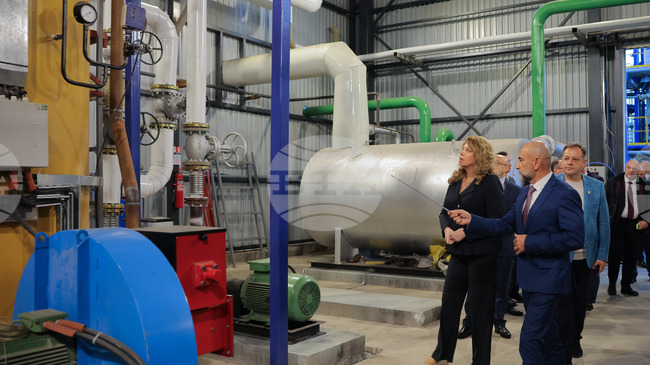 President Iotova Visits Plant in Azerbaijan Built with Bulgarian Investment