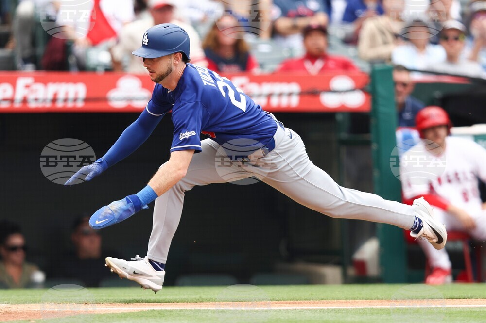 Dodgers Angels Baseball