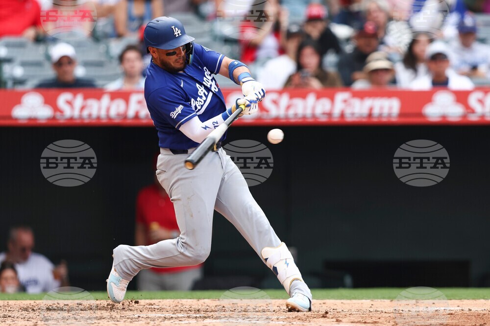 Dodgers Angels Baseball