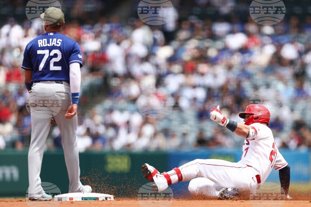 Dodgers Angels Baseball