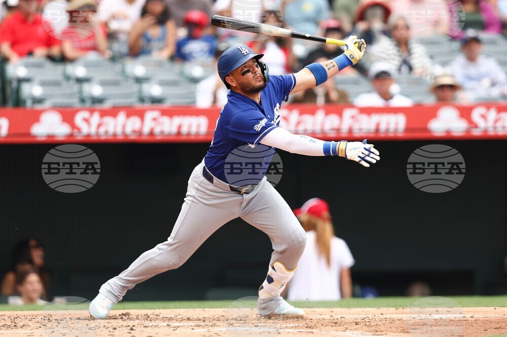Dodgers Angels Baseball