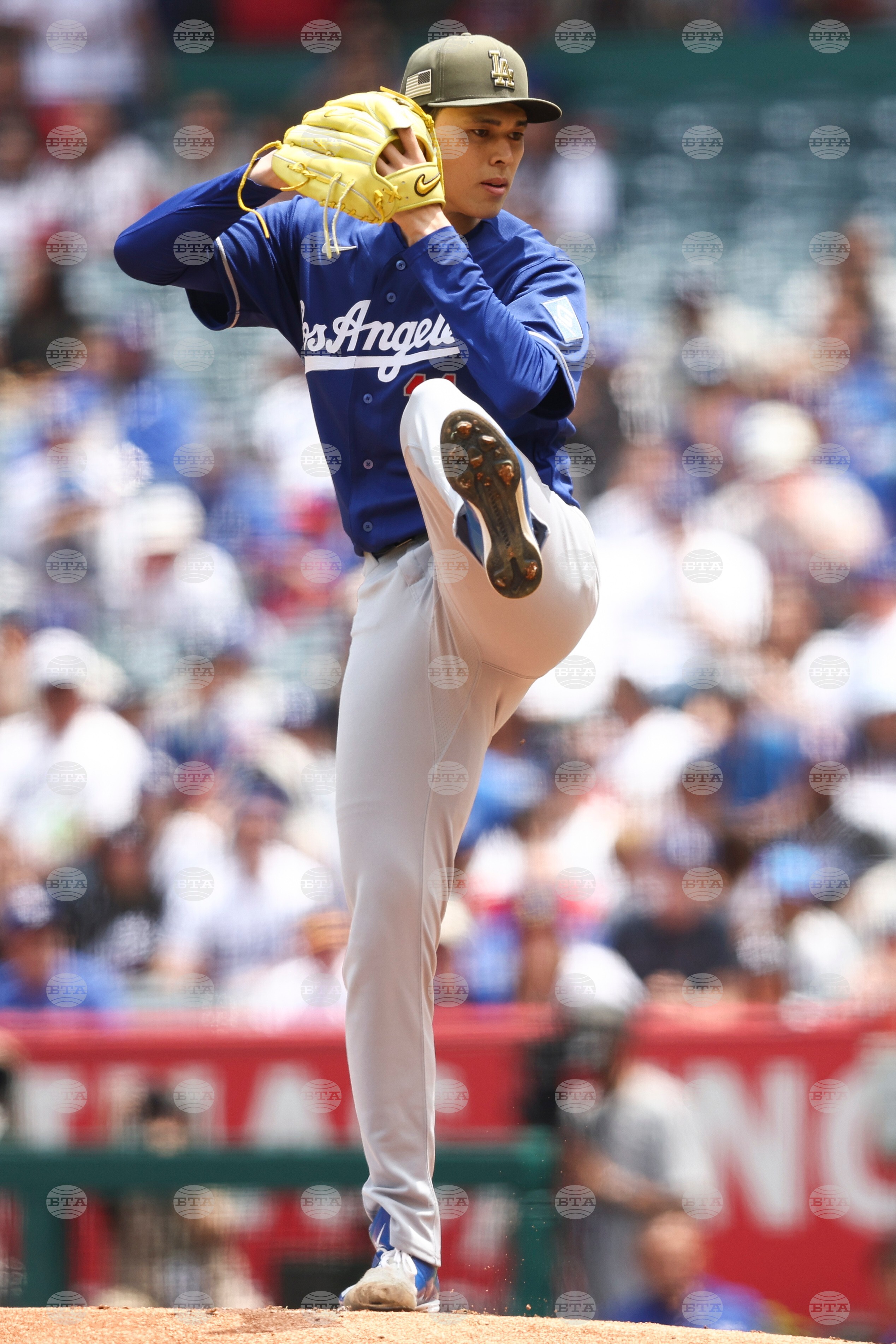 Dodgers Angels Baseball