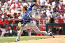 Dodgers Angels Baseball