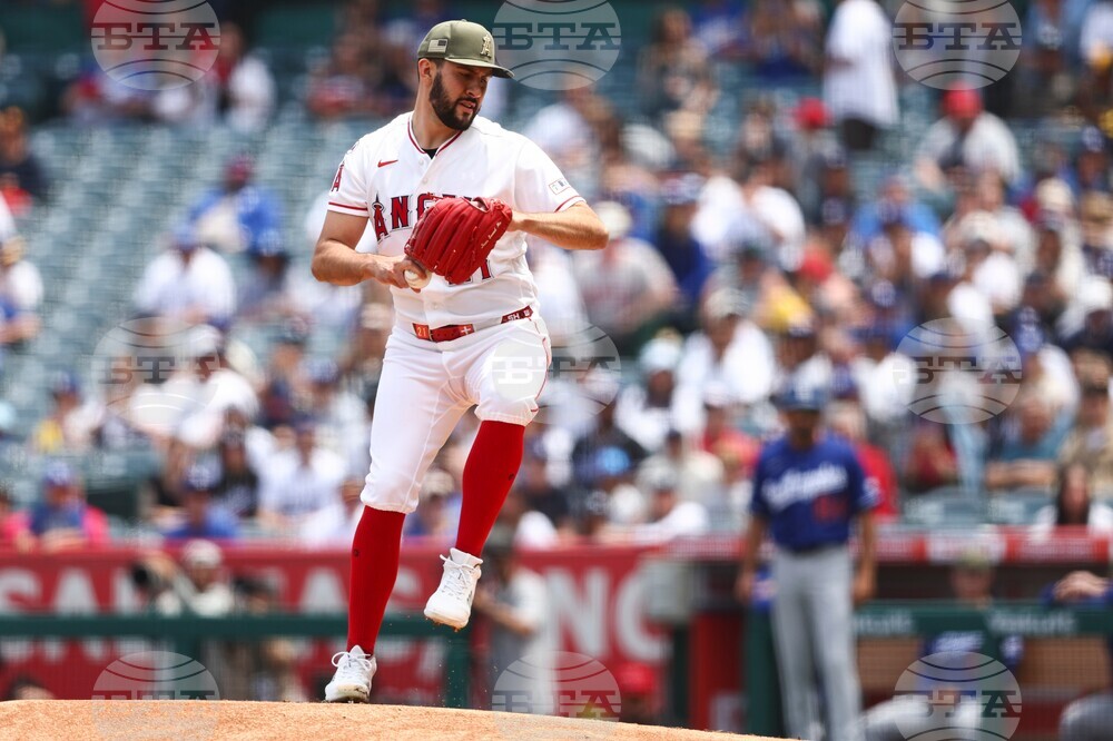 Dodgers Angels Baseball