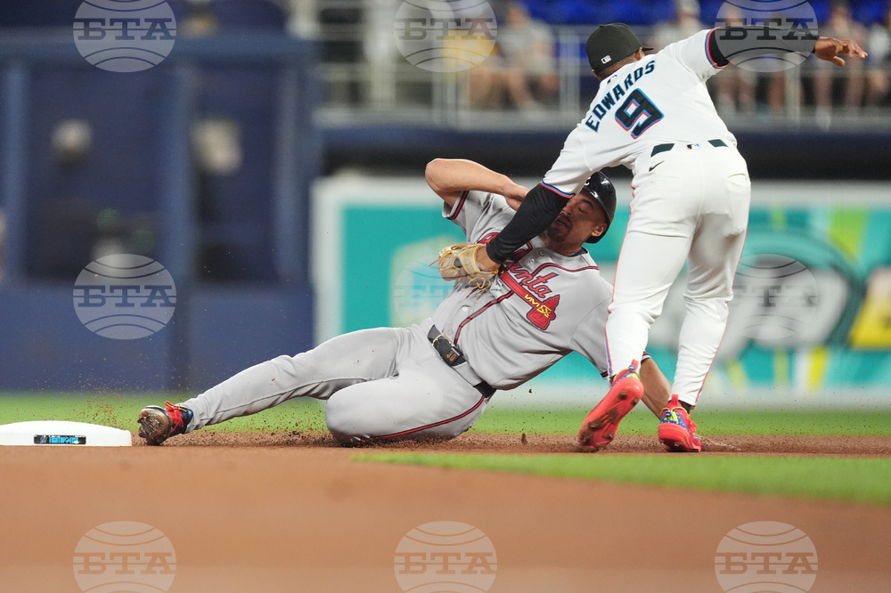 Braves Marlins Baseball