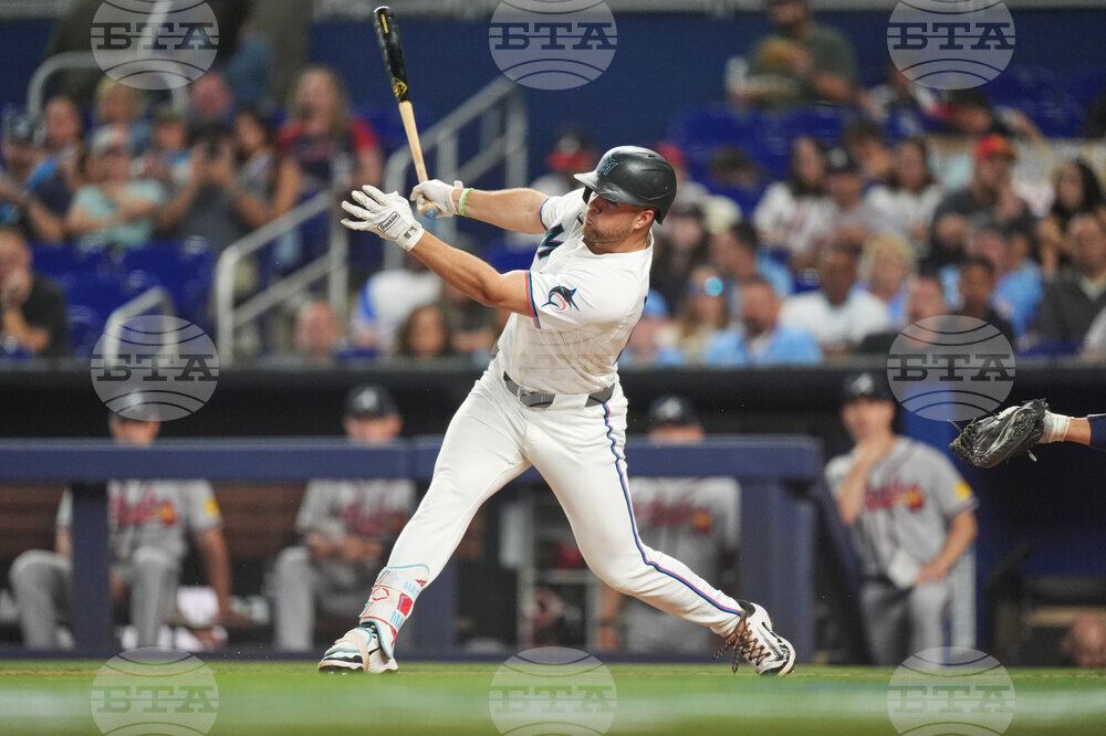 Braves Marlins Baseball