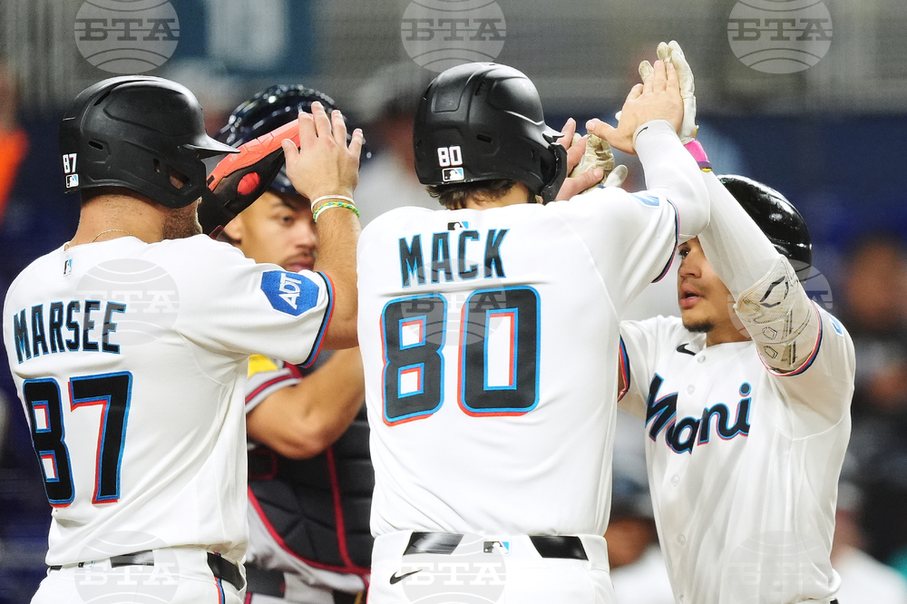Braves Marlins Baseball
