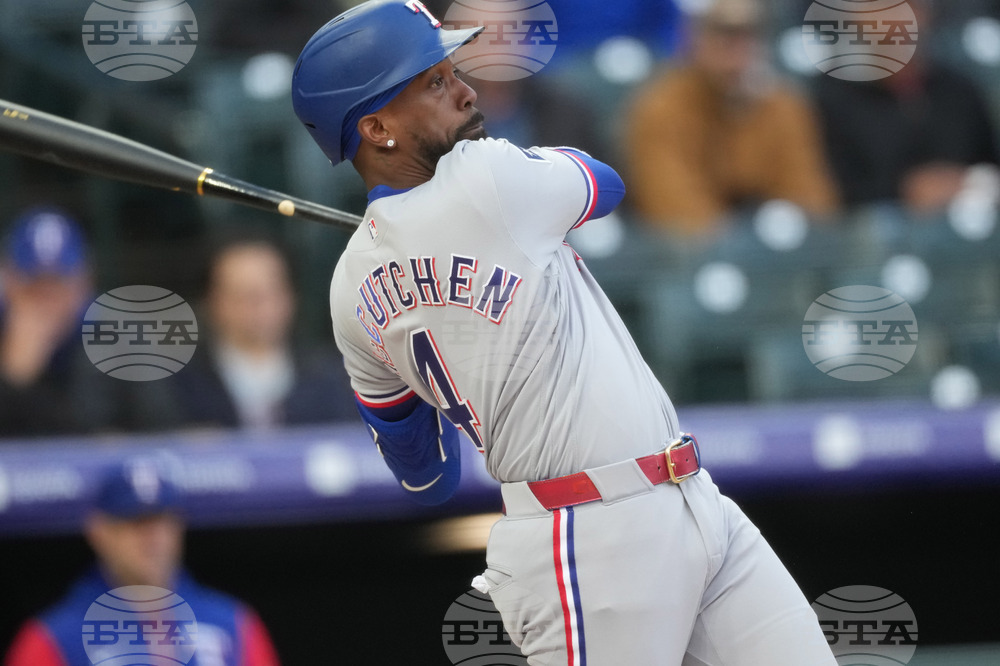 Rangers Rockies Baseball