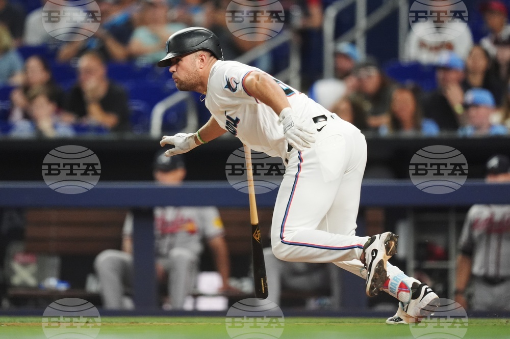 Braves Marlins Baseball