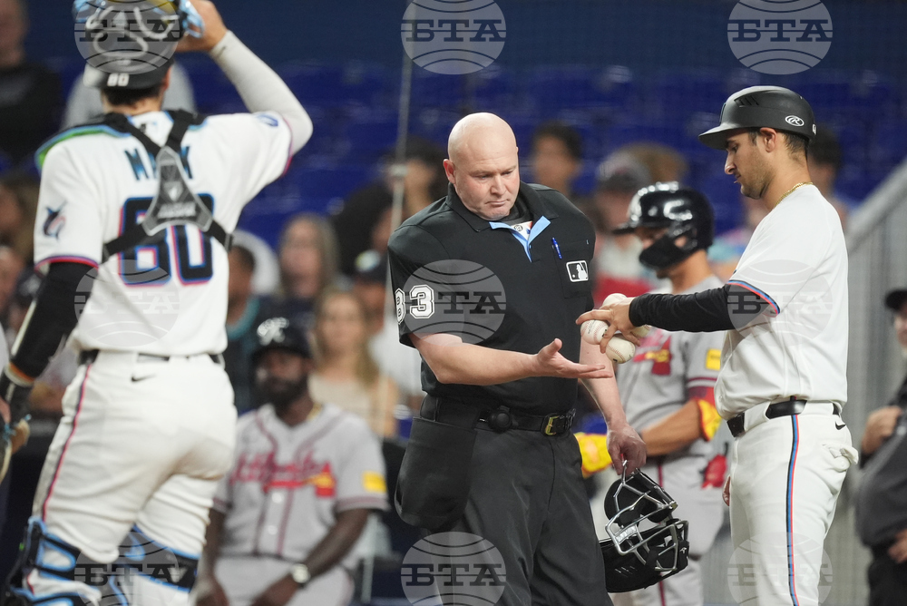 Braves Marlins Baseball