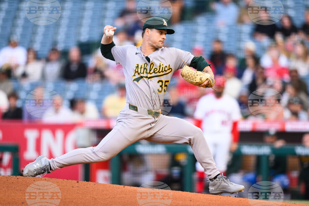 Athletics Angels Baseball