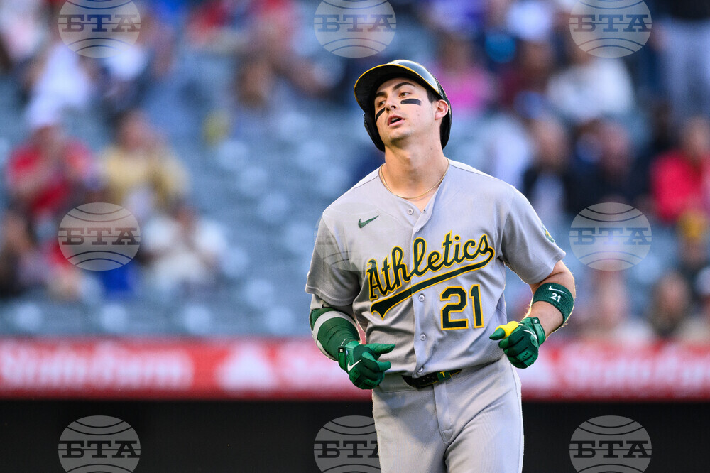 Athletics Angels Baseball