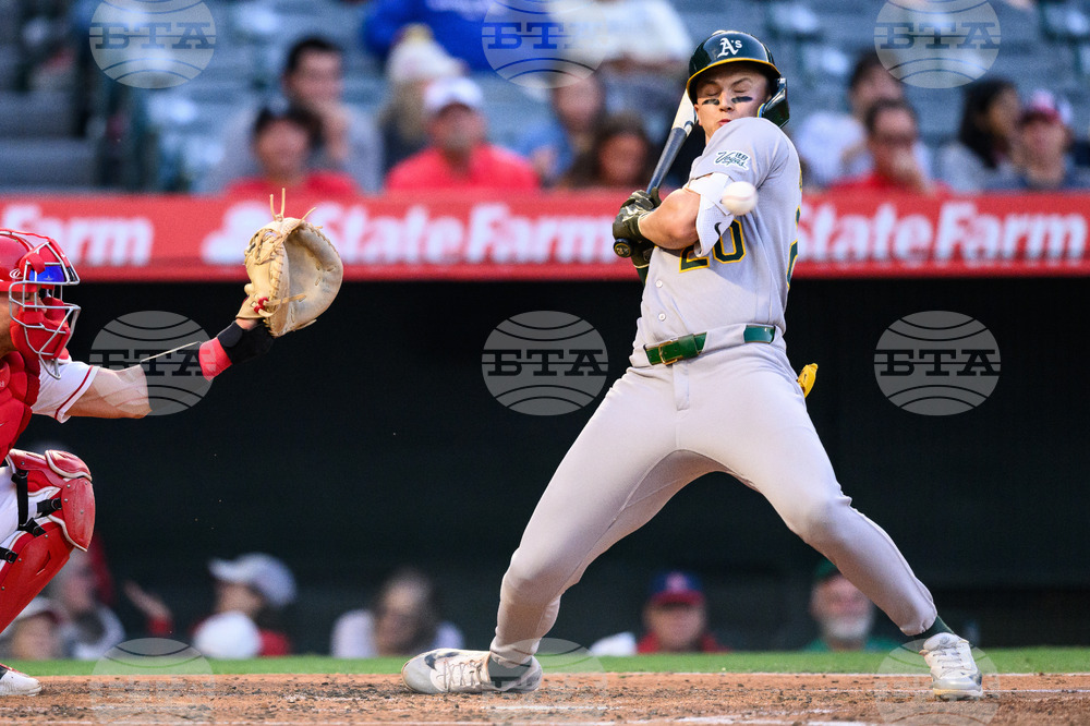 Athletics Angels Baseball