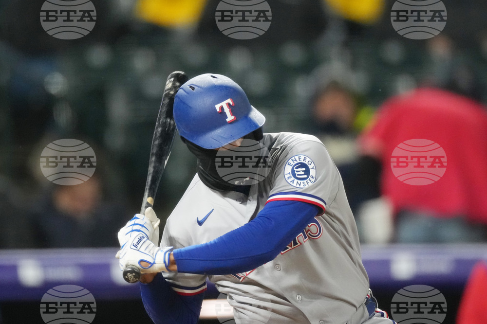 Rangers Rockies Baseball