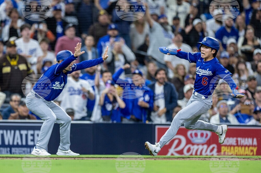 Dodgers Padres Baseball