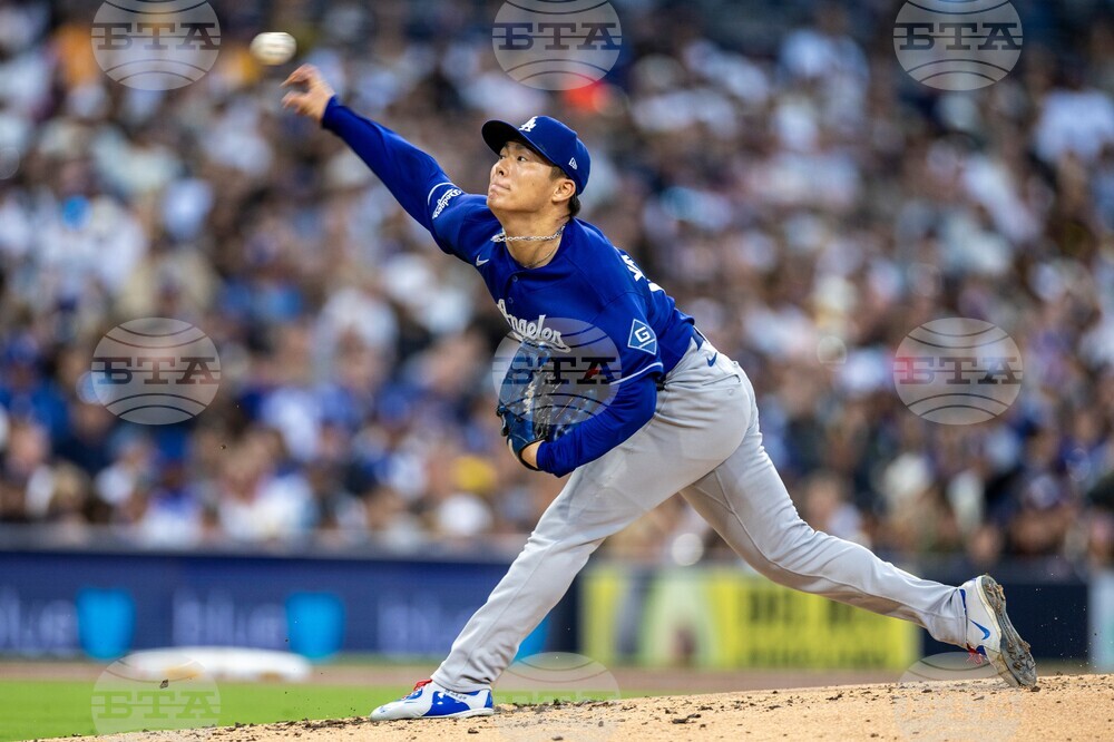 Dodgers Padres Baseball