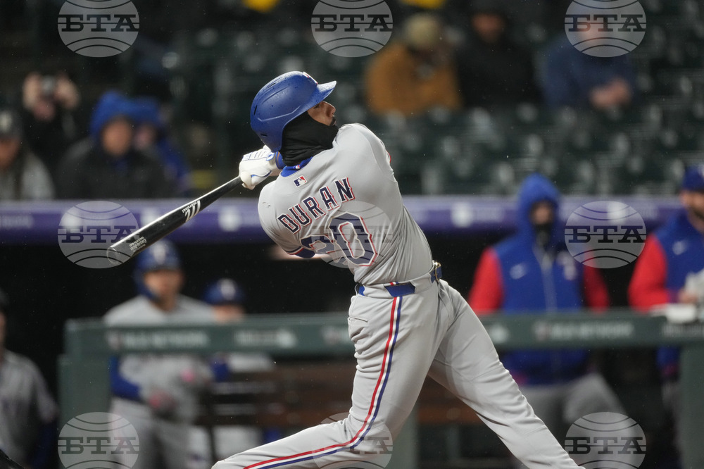 Rangers Rockies Baseball