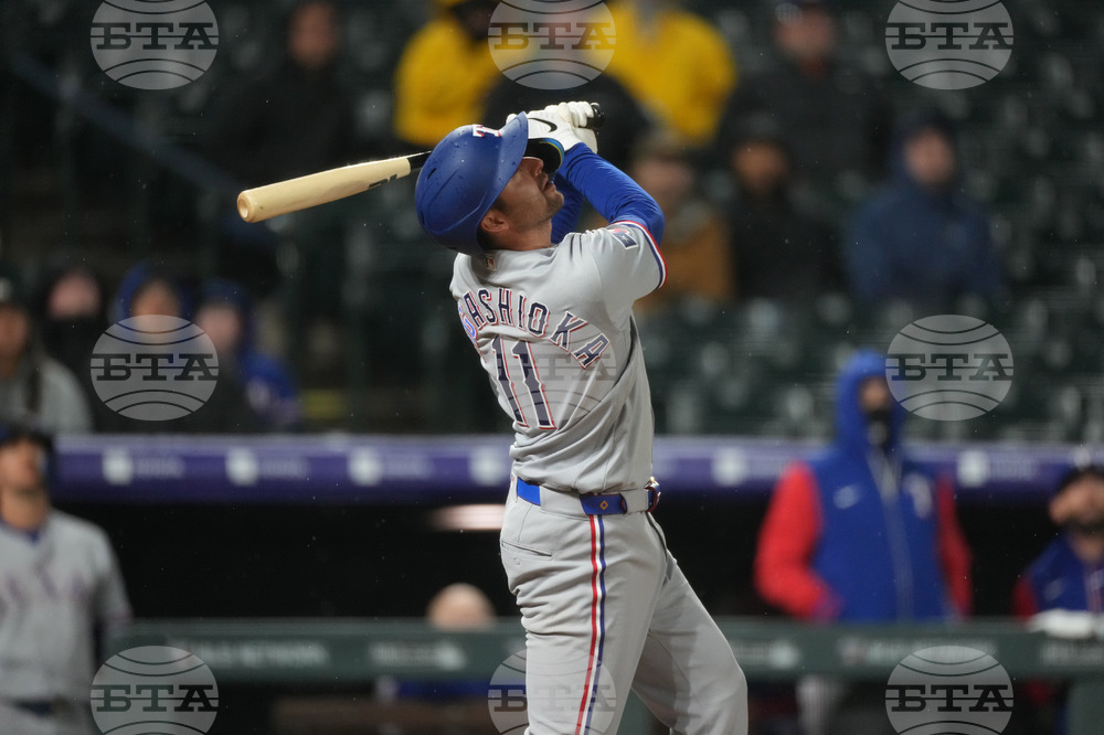 Rangers Rockies Baseball