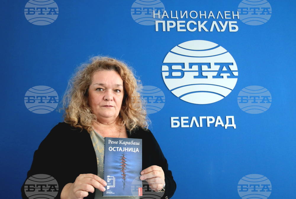 Национален пресклуб на БТА Белград - Ясмина Йованович - посещение