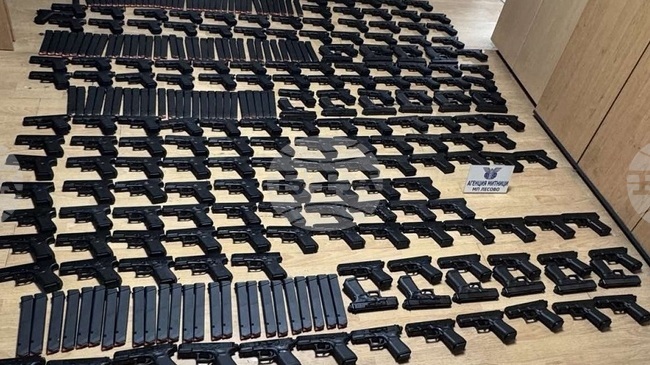 Customs Officers at Lesovo Checkpoint on Border with Turkiye Seize 198 Smuggled Guns