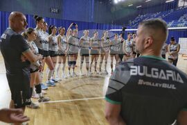 Женски национален отбор по волейбол на България - открита тренировка