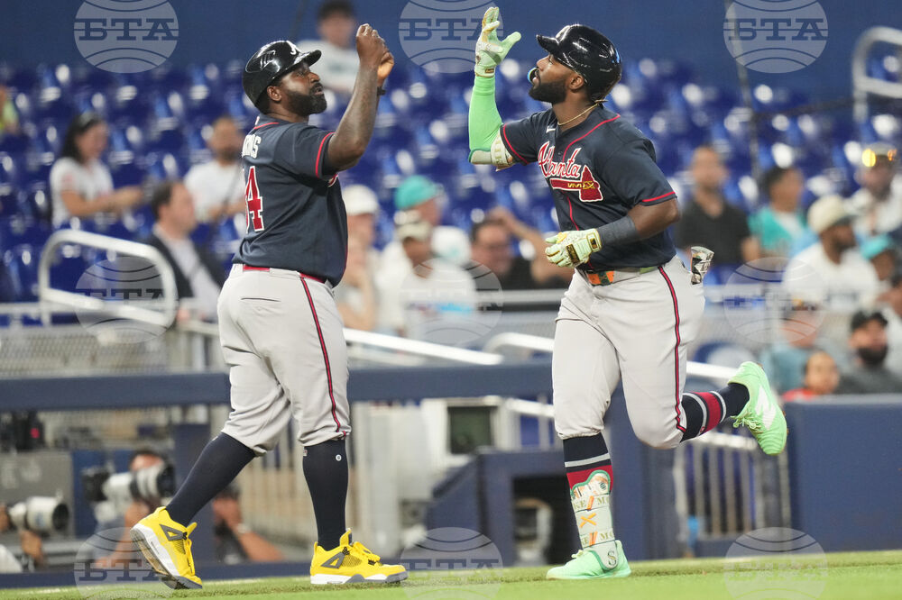 Braves Marlins Baseball