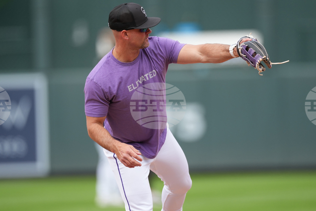 Rangers Rockies Baseball