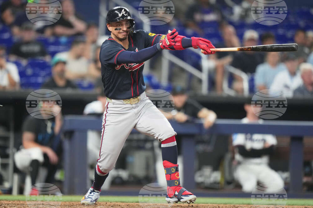 Braves Marlins Baseball