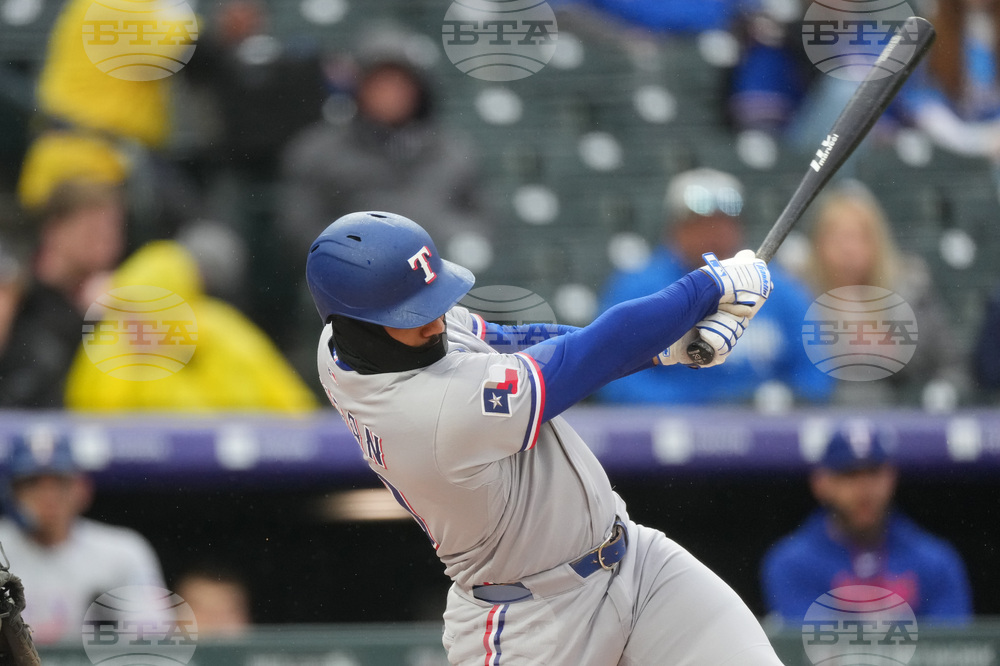 Rangers Rockies Baseball