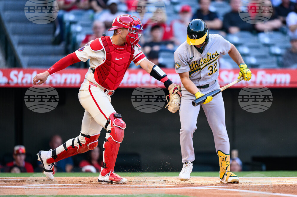 Athletics Angels Baseball