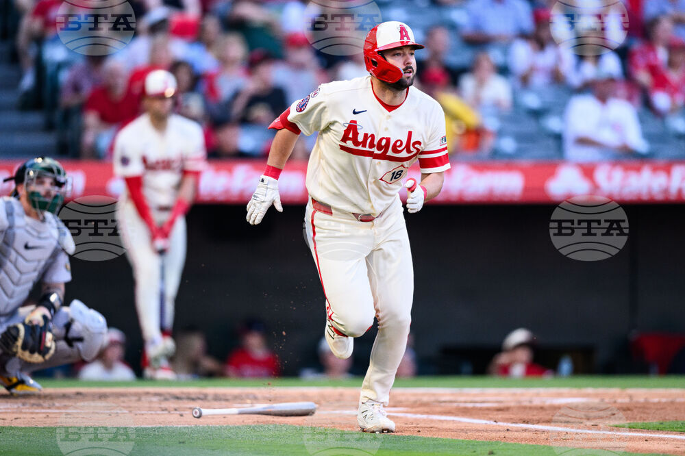 Athletics Angels Baseball