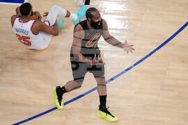 Cavaliers Knicks Basketball