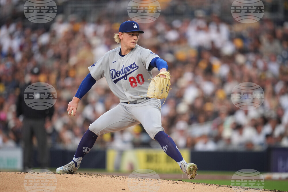 Dodgers Padres Baseball