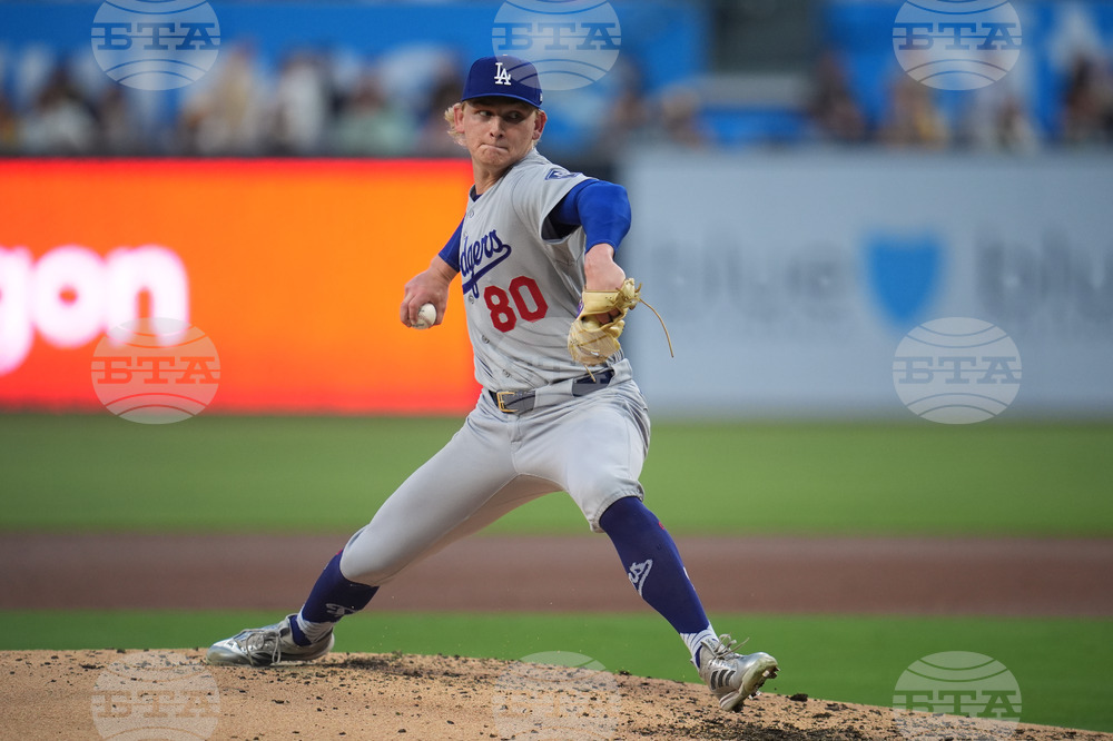 Dodgers Padres Baseball