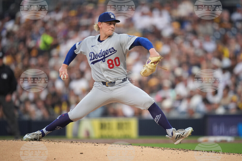 Dodgers Padres Baseball