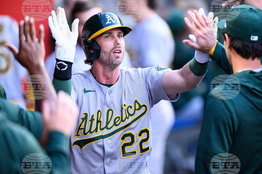 Athletics Angels Baseball