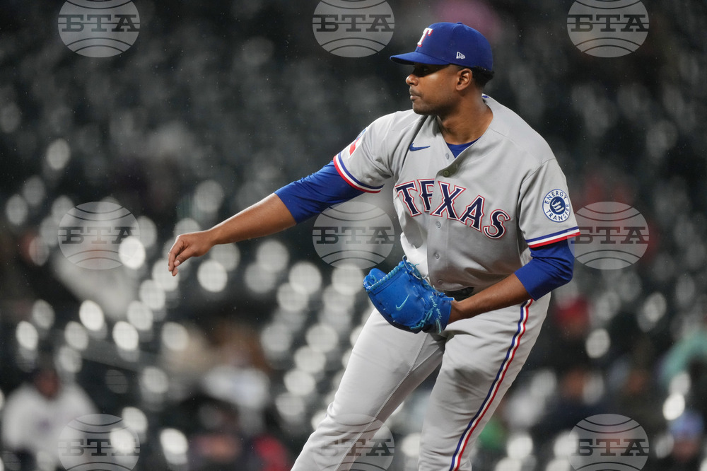 Rangers Rockies Baseball