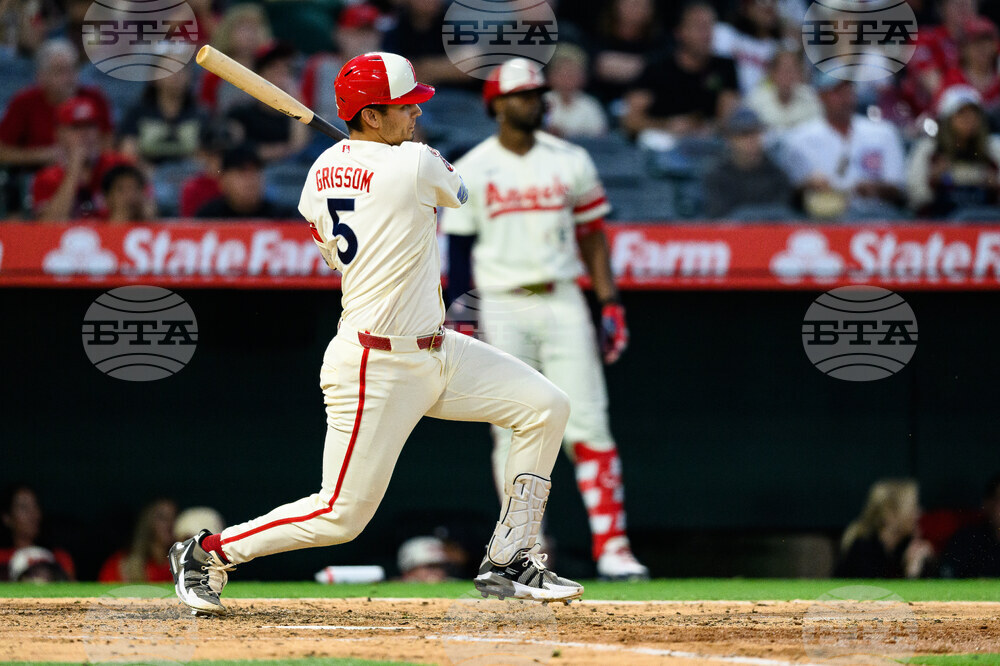 Athletics Angels Baseball
