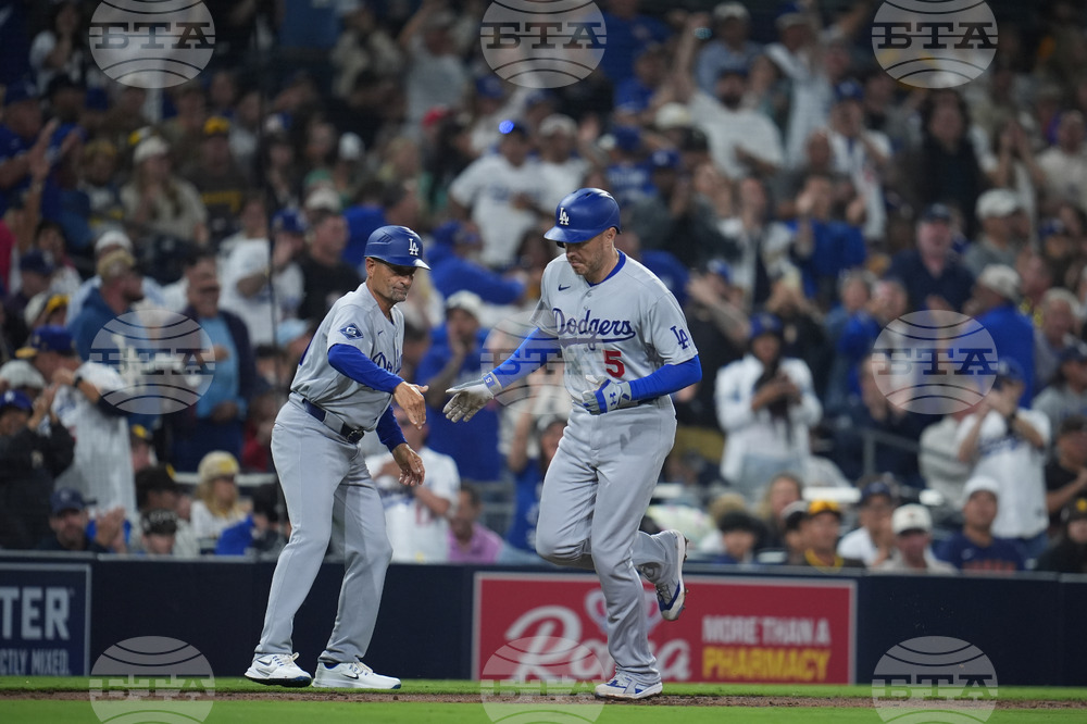 Dodgers Padres Baseball