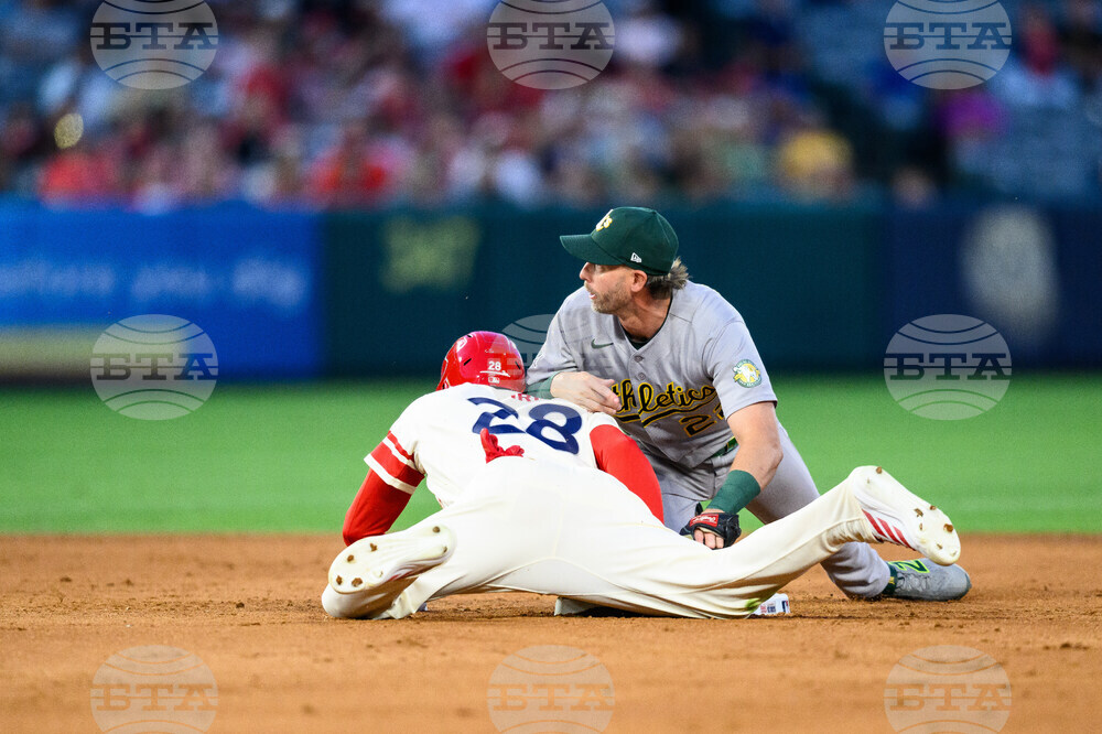Athletics Angels Baseball