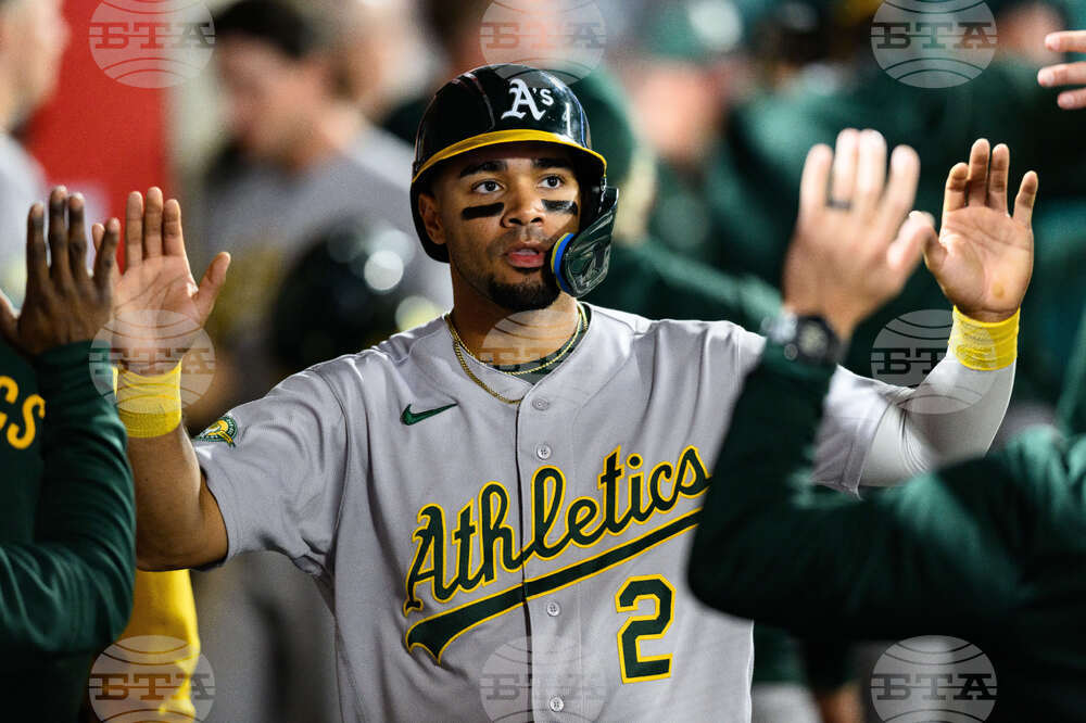 Athletics Angels Baseball
