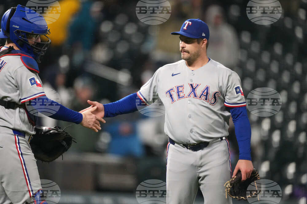 Rangers Rockies Baseball