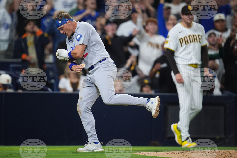 Dodgers Padres Baseball