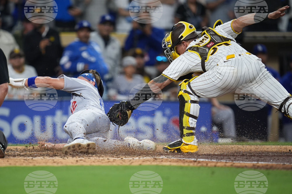 Dodgers Padres Baseball